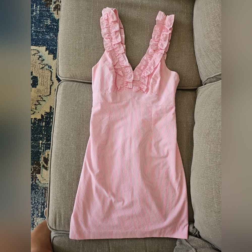 Lilly Pulitzer Pink Striped Dress